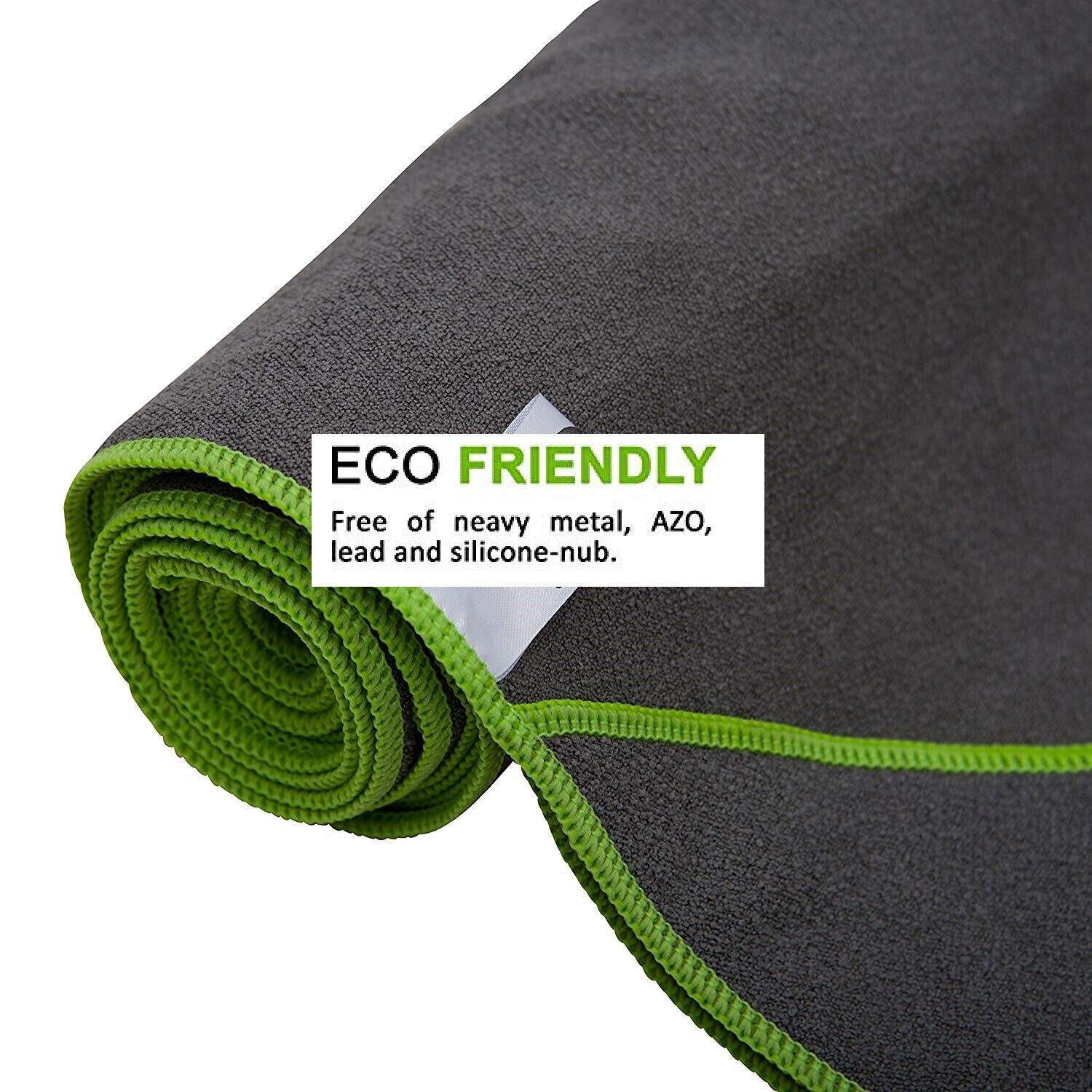 Eco-Friendly Non-Slip Yoga Mat Towel - Super Soft, Sweat Absorbent, and Quick-Drying