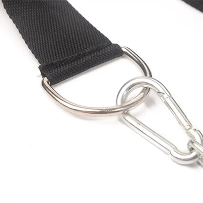 Head Harness Neck Strap, Simple Adjustable Training Neck Strap with Chain, Head Neck Strap for Exercise Weightlifting, Weight Lifting Belt, Strength Training Accessory, Gym Accessories, Fitness Accessories