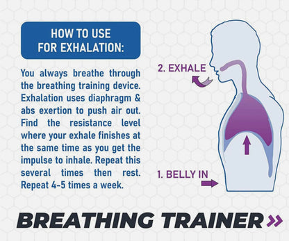 Lung Flexer O2FIT Oxyfit Breathing Trainer - Professional Exercise Equipment