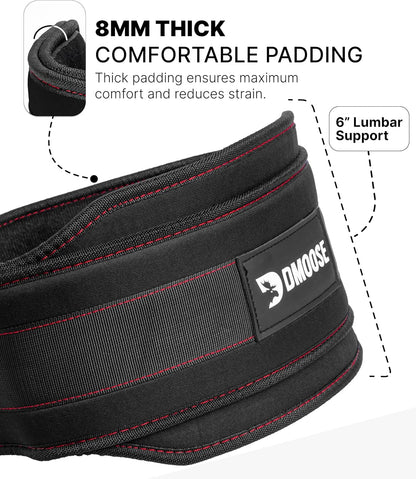 Professional Dip Belt for Weightlifting and Strength Training - 36" Heavy-Duty Steel Chain with Comfortable Neoprene Padding, Supports Up to 350 lbs