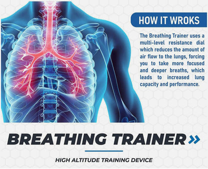 Lung Flexer O2FIT Oxyfit Breathing Trainer - Professional Exercise Equipment