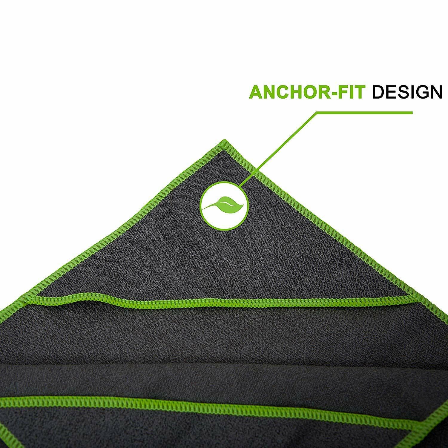 Eco-Friendly Non-Slip Yoga Mat Towel - Super Soft, Sweat Absorbent, and Quick-Drying