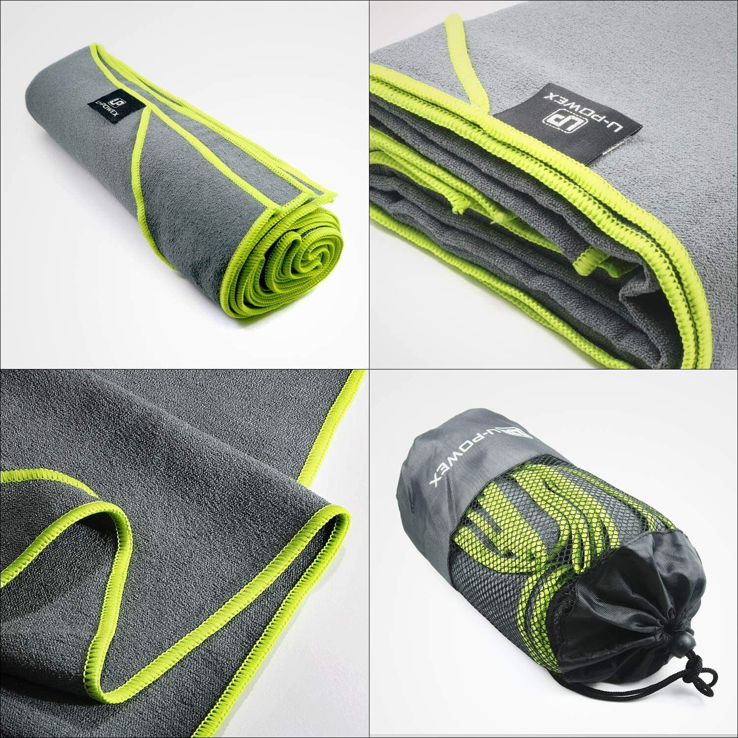 Eco-Friendly Non-Slip Yoga Mat Towel - Super Soft, Sweat Absorbent, and Quick-Drying