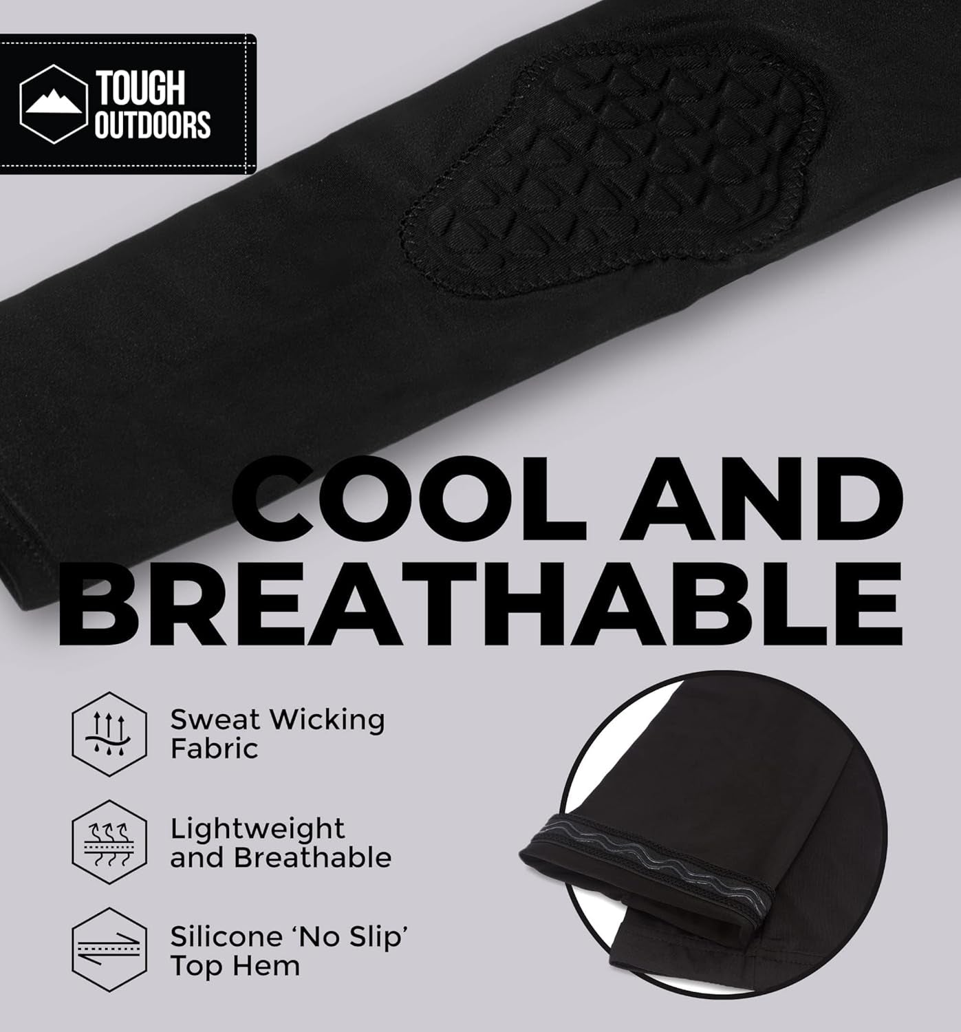 Padded Arm Sleeve for Basketball, Volleyball, and Football - Elbow Protection Gear
